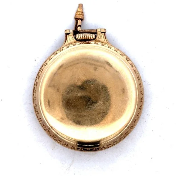 1952 Hamilton 10K Gold-Filled 992B Grade Non Working Railroad Pocket Parts Watch - Picture 2 of 12